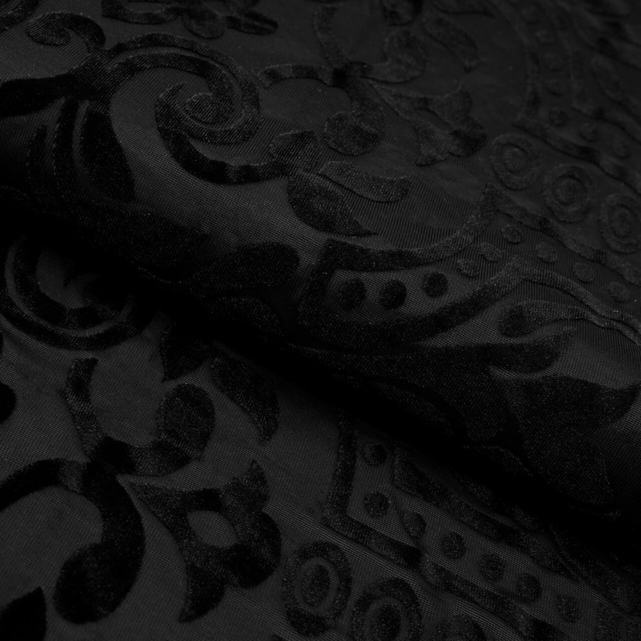 1 Yard Ice Burnout Stretch Velvet Fabric 2 Way Stretch 60 inch Width